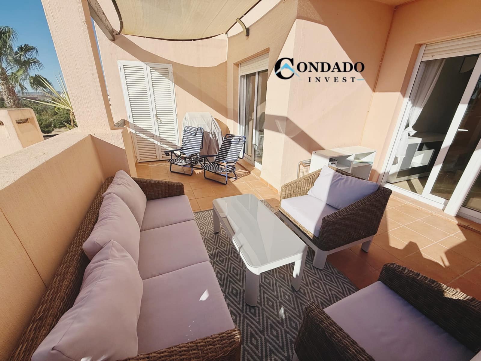 2 makuuhuone Huoneisto myytävänä paikassa Condado de Alhama mukana uima-altaan 
autotalli - 110 000 € (Ref: 9355673)