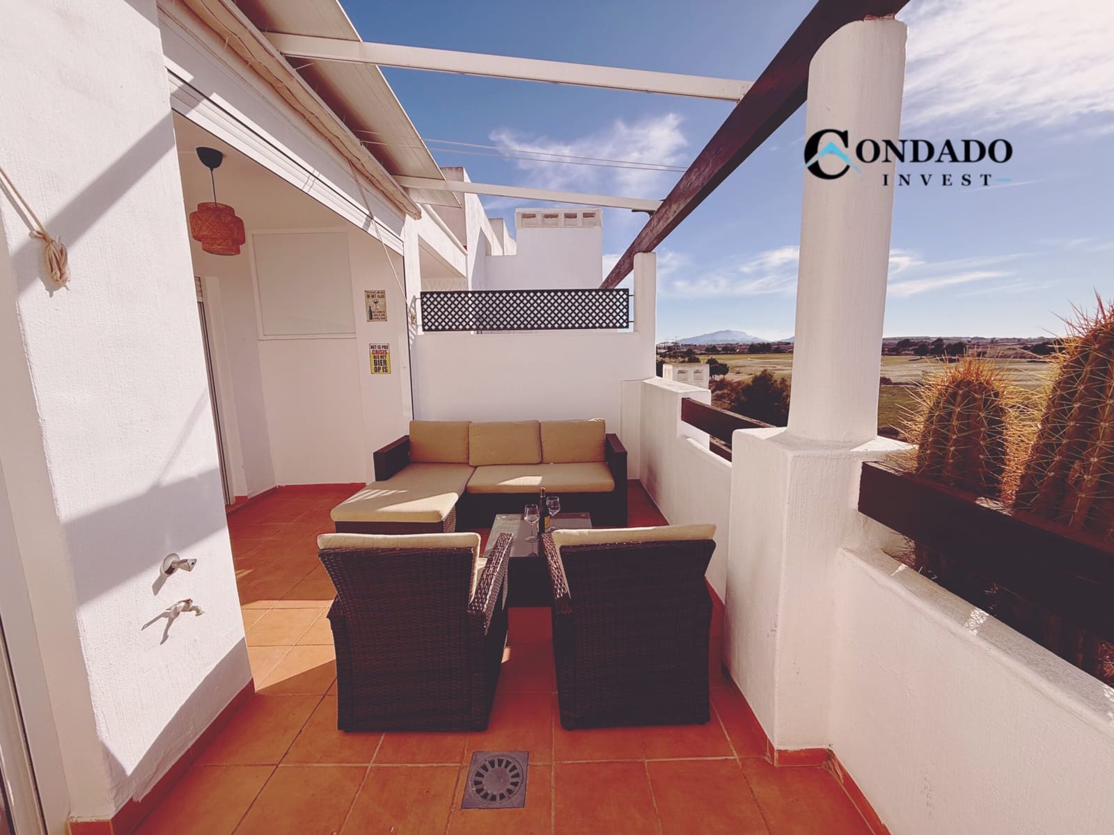 2 slaapkamer Penthouse te koop in Alhama de Murcia met zwembad garage - € 120.000 (Ref: 9448886)