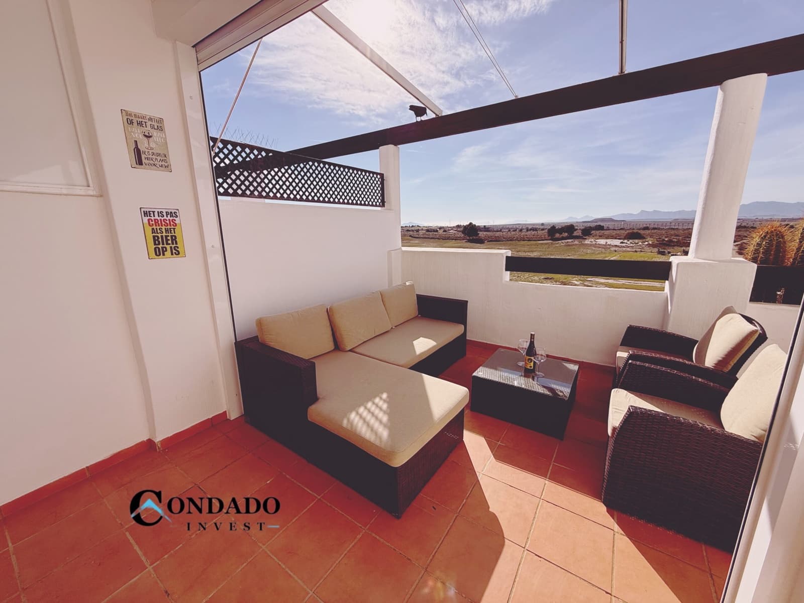 2 slaapkamer Penthouse te koop in Alhama de Murcia met zwembad garage - € 120.000 (Ref: 9448886)