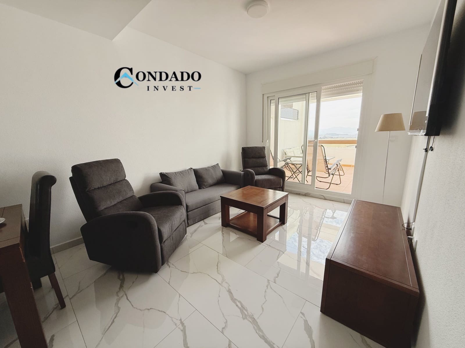 2 sovrum Takvåning till salu i Alhama de Murcia med pool - 135 000 € (Ref: 9451852)