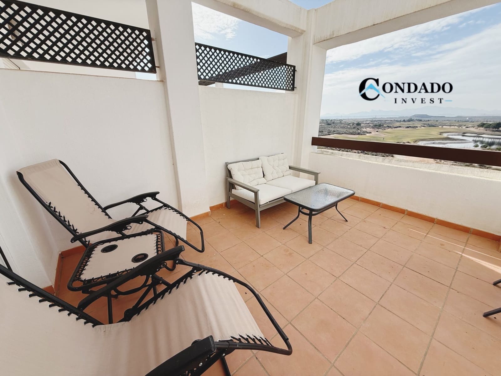 2 sovrum Takvåning till salu i Alhama de Murcia med pool - 135 000 € (Ref: 9451852)