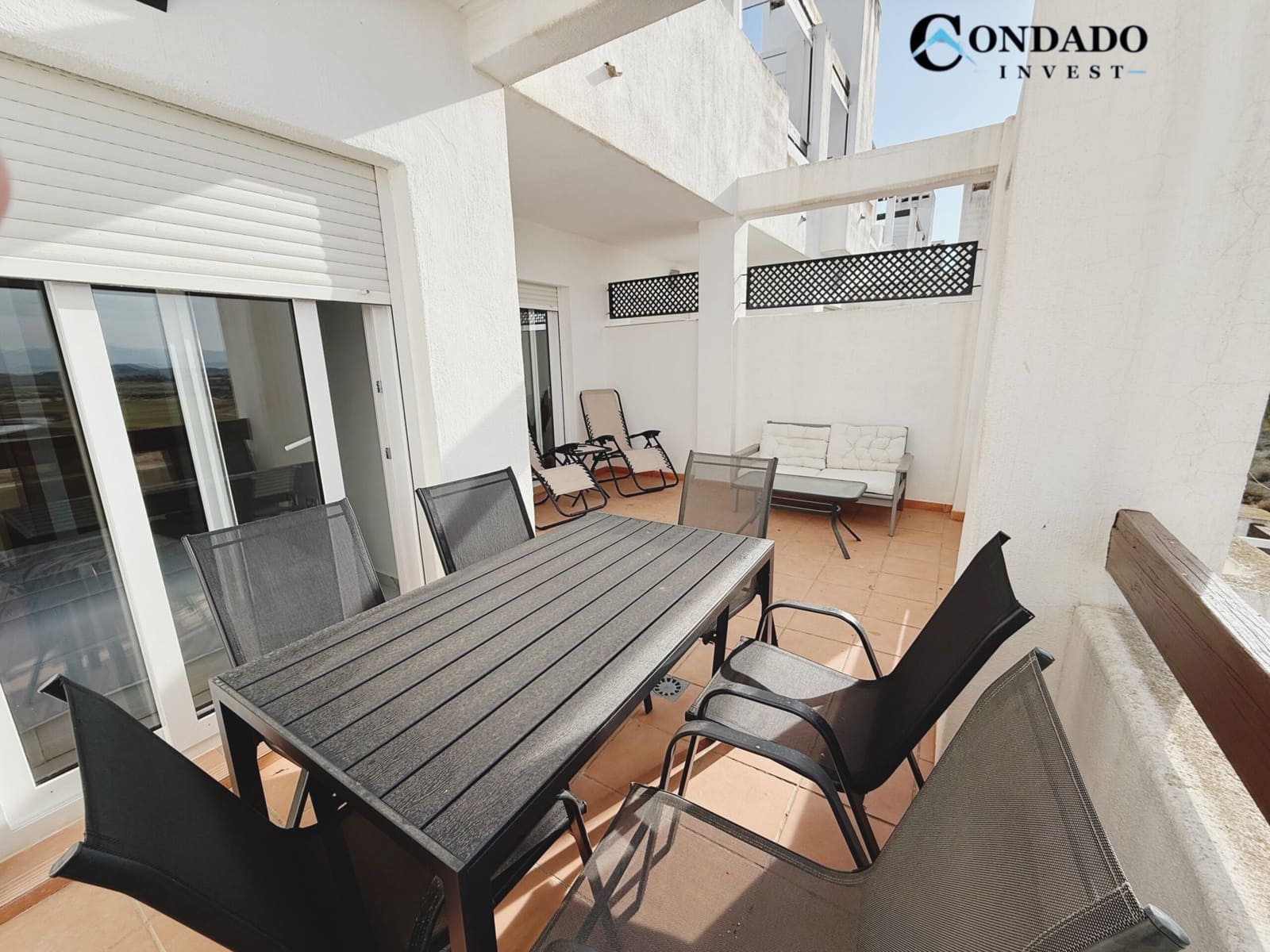 2 sovrum Takvåning till salu i Alhama de Murcia med pool - 135 000 € (Ref: 9451852)