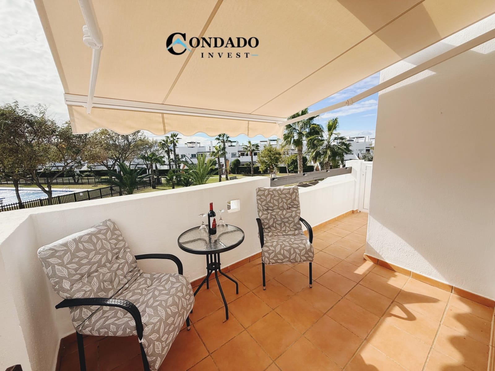 2 sovrum Lägenhet till salu i Condado de Alhama med pool - 115 000 € (Ref: 9581618)