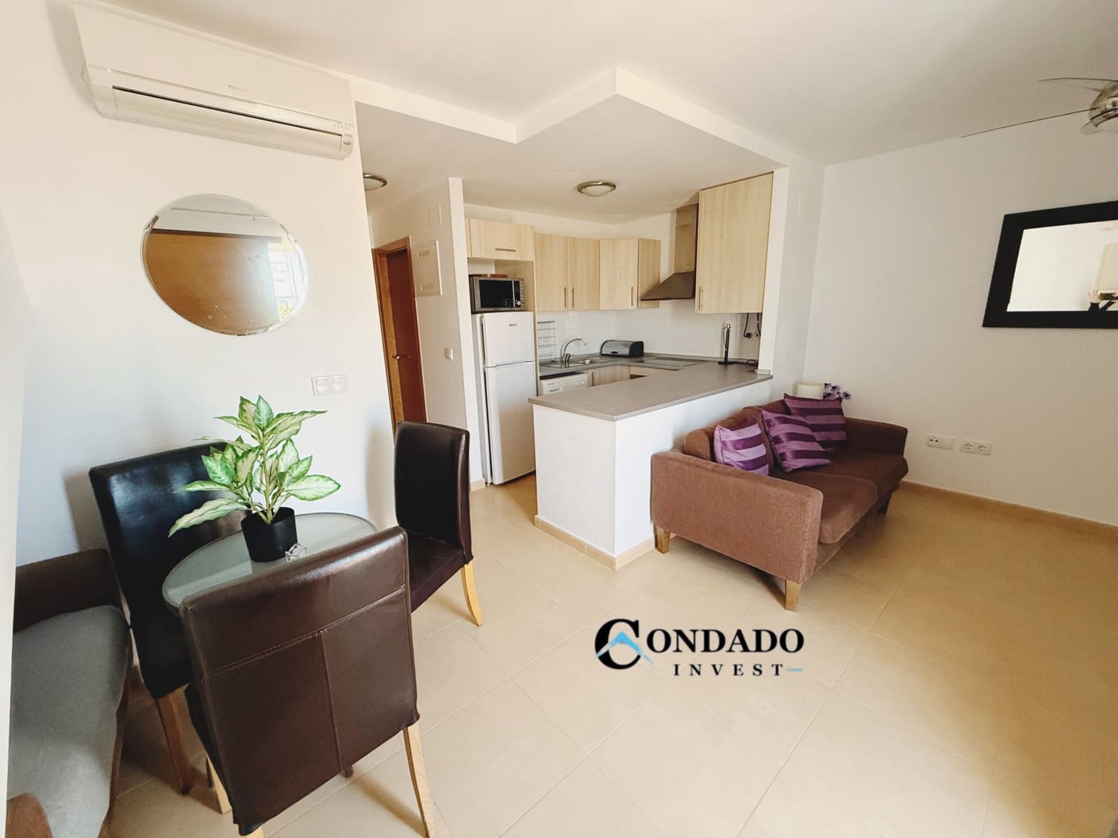 2 bedroom Apartment for sale in Alhama de Murcia with pool garage - € 110,000 (Ref: 9694753)