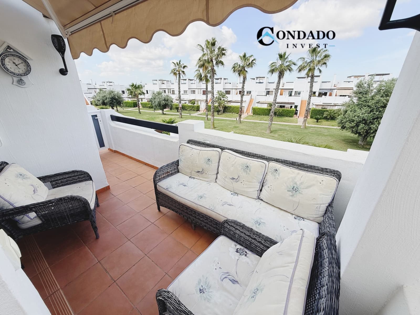 2 makuuhuone Huoneisto myytävänä paikassa Condado de Alhama mukana uima-altaan - 120 000 € (Ref: 9822039)