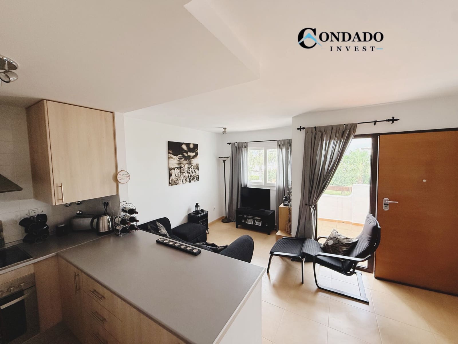 2 sovrum Lägenhet till salu i Condado de Alhama med pool - 120 000 € (Ref: 9900081)