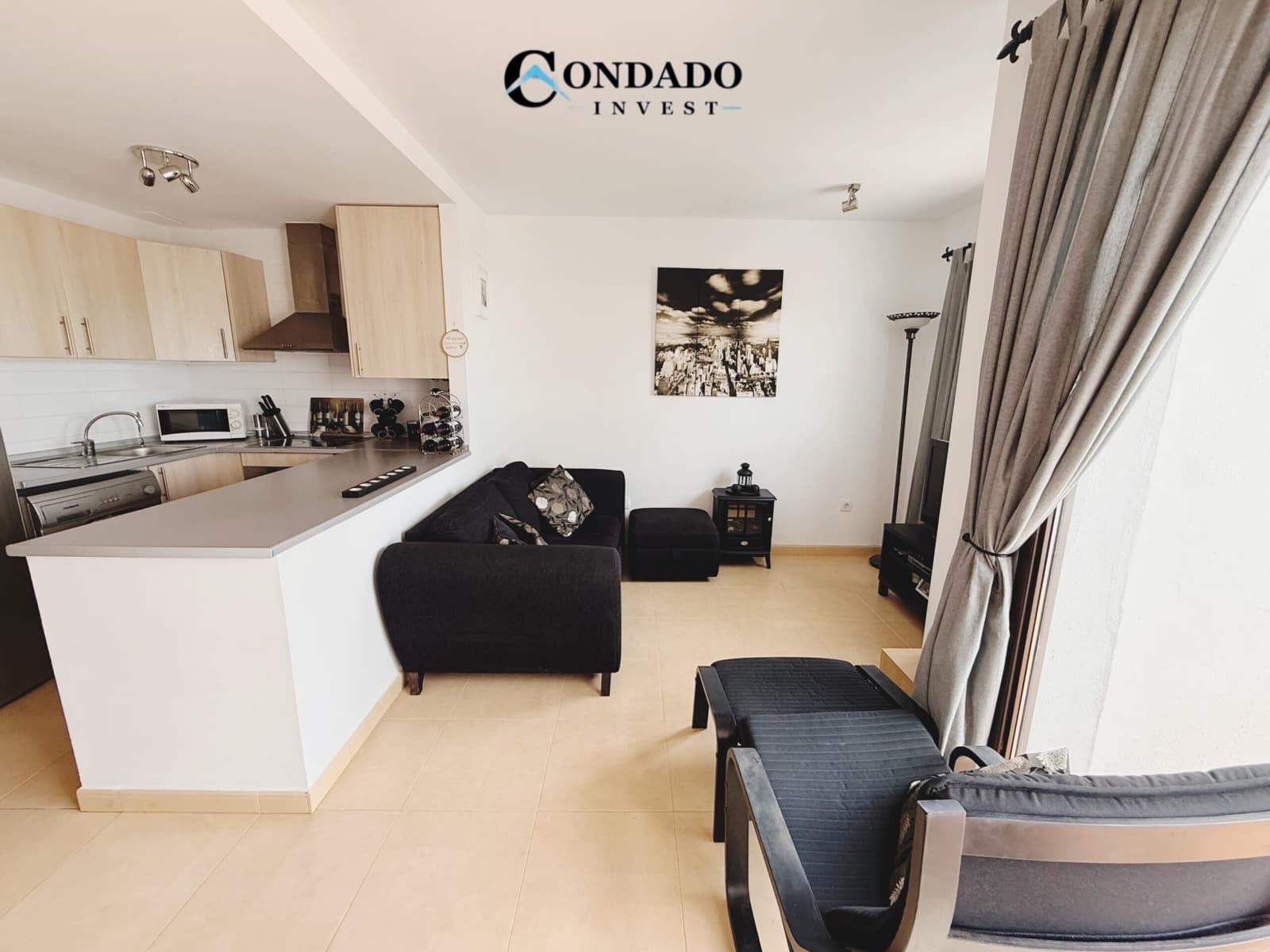 2 sovrum Lägenhet till salu i Condado de Alhama med pool - 120 000 € (Ref: 9900081)