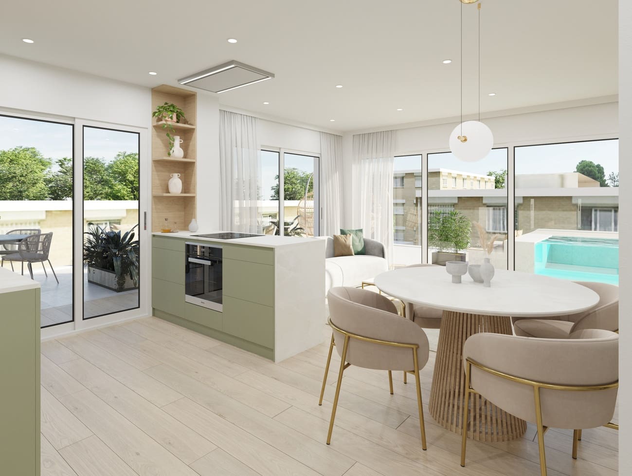 1 sovrum Lägenhet till salu i Guardamar del Segura med pool - 339 500 € (Ref: 9736075)