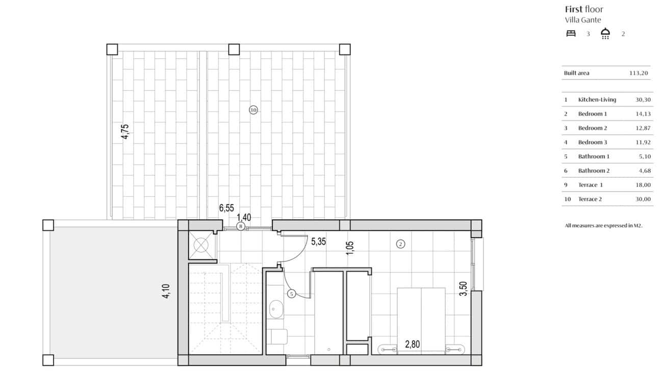3 bedroom Villa for sale in Algorfa with pool garage - € 489,000 (Ref: 9867515)