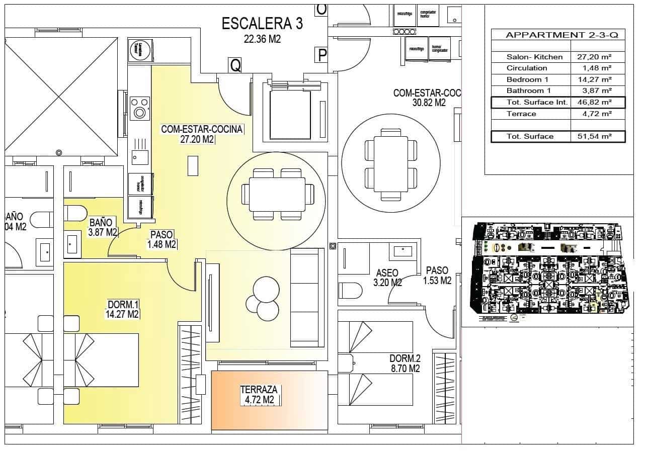 1 chambre Penthouse à vendre à San Miguel de Salinas avec piscine - 150 000 € (Ref: 9867531)