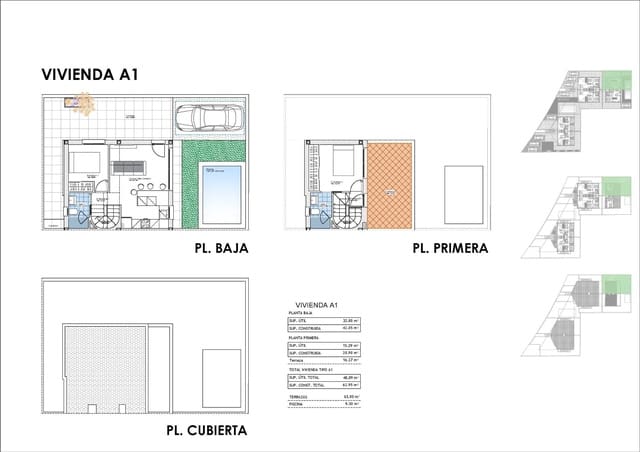 2 sypialnia Willa na sprzedaż w Alamillo, Mazarrón z garażem - 249 900 € (Ref: 9867555)