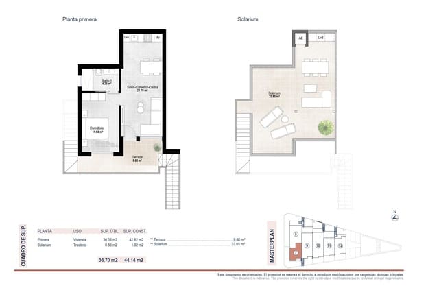 1 camera da letto Bungalow in vendita in Lo Pagan, San Pedro del Pinatar con piscina garage - 174.900 € (Rif: 9867589)