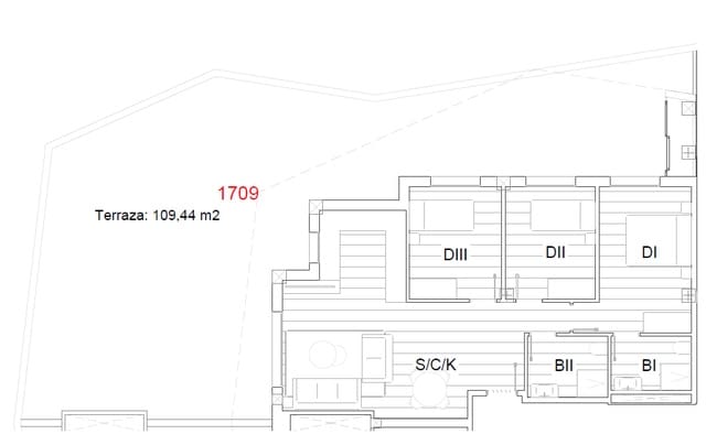 3 sypialnia Penthouse na sprzedaż w San Miguel de Salinas z basenem - 349 990 € (Ref: 8931932)