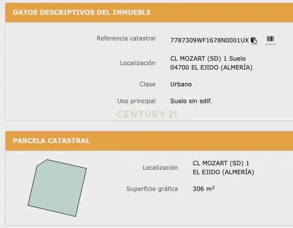 Działka budowlana na sprzedaż w El Ejido - 105 000 € (Ref: 10148085)