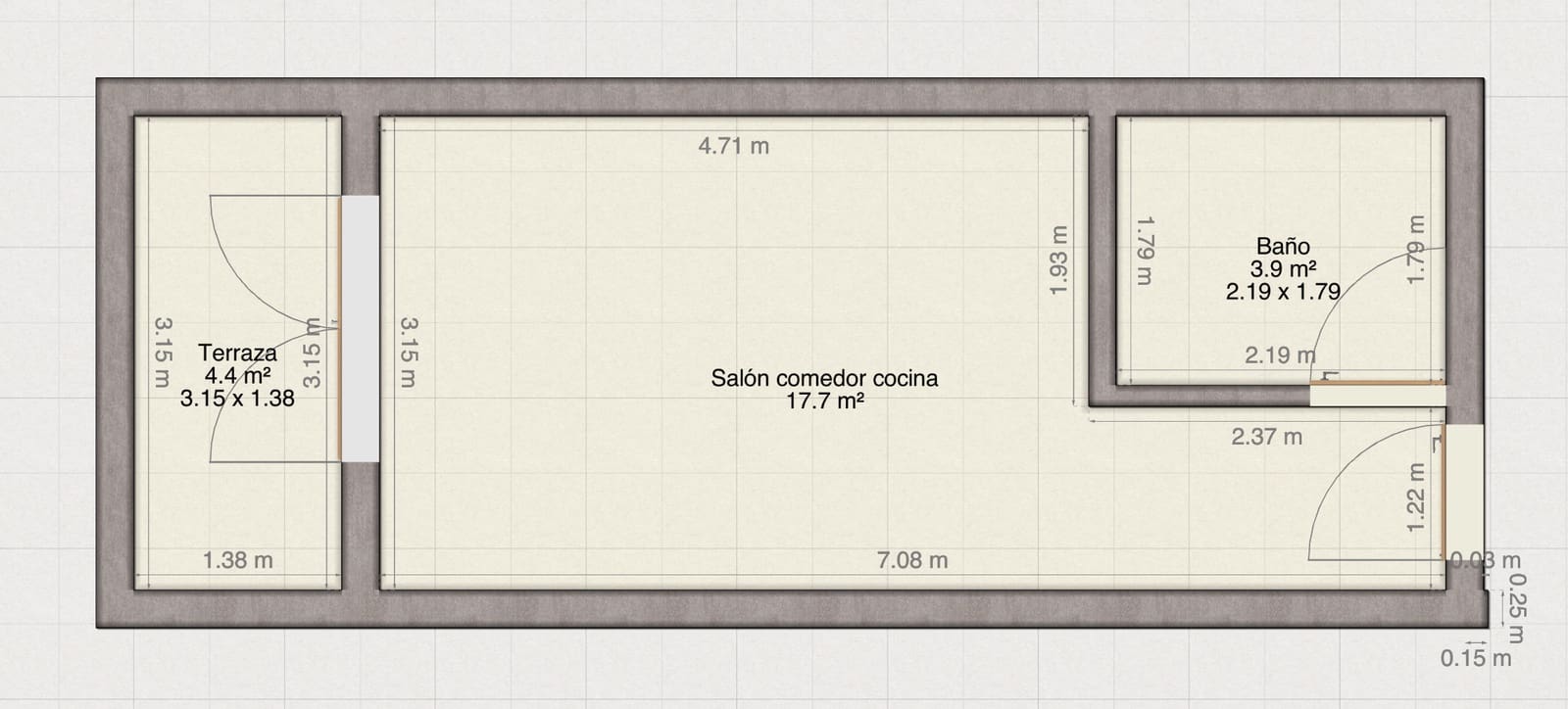 Studio til salgs i El Ejido med svømmebasseng - € 95 000 (Ref: 9296454)