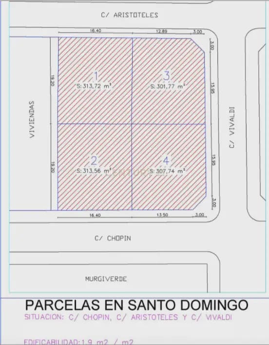 Byggetomt til salgs i El Ejido - € 105 000 (Ref: 9902033)