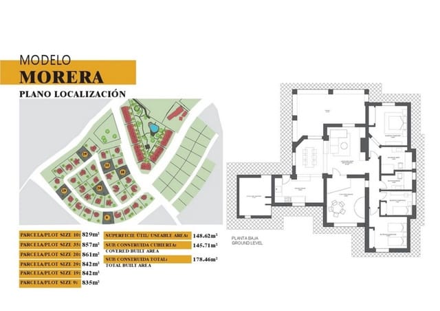 3 sypialnia Willa na sprzedaż w Las Palas, Fuente Alamo de Murcia z basenem - 315 000 € (Ref: 7570487)