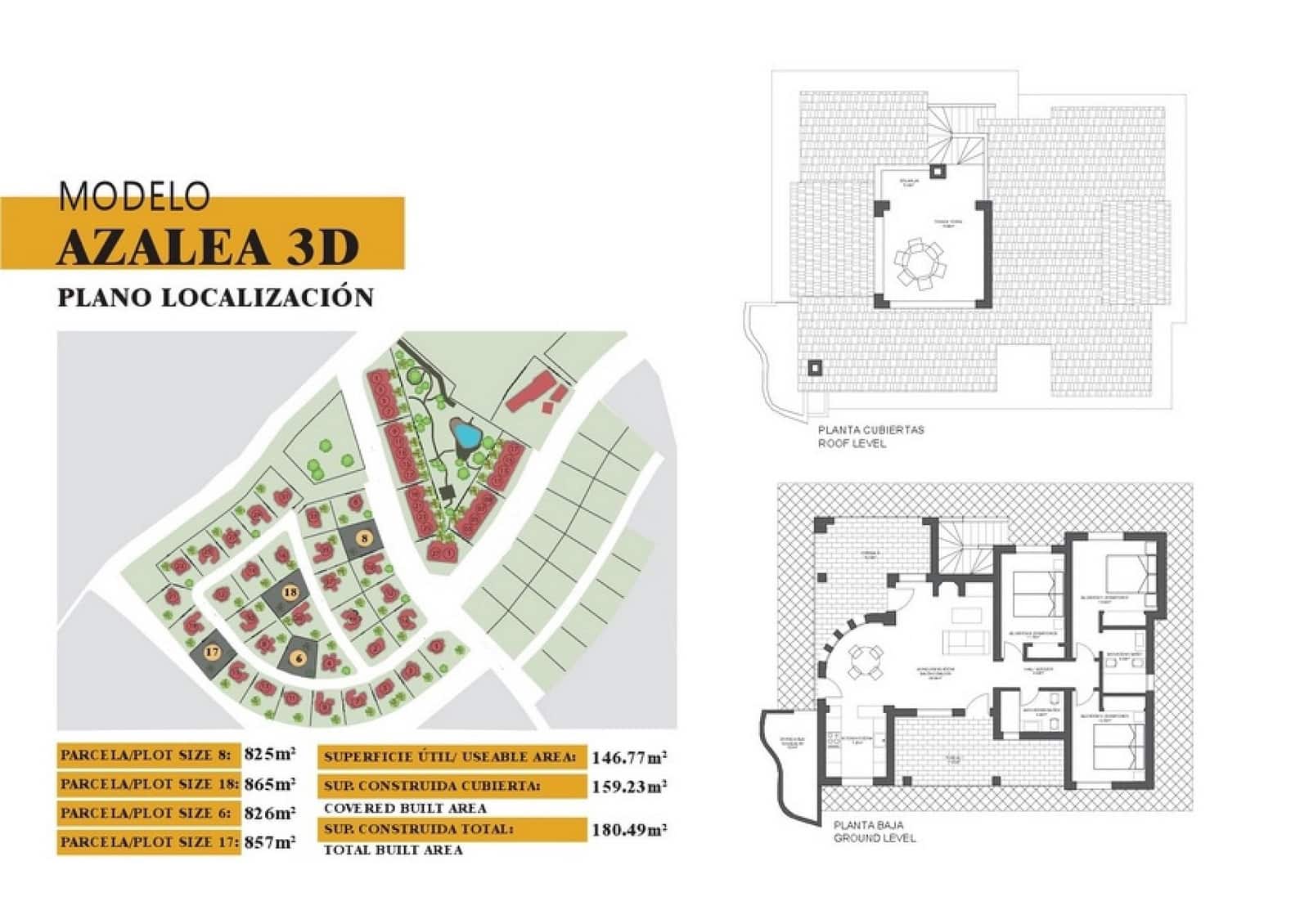 3 makuuhuone Huvila myytävänä paikassa Las Palas mukana uima-altaan - 310 000 € (Ref: 7570489)