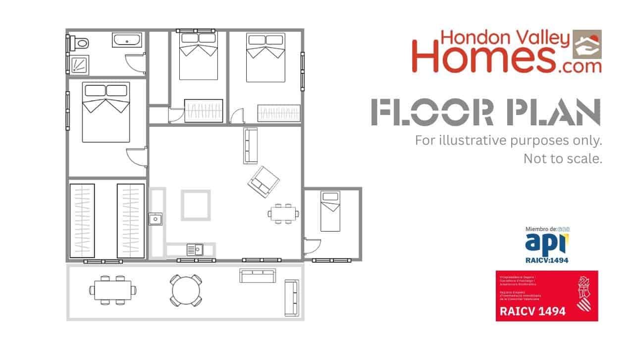 4 sovrum Finca/Hus på landet till salu i Elche / Elx med pool - 310 000 € (Ref: 9263443)