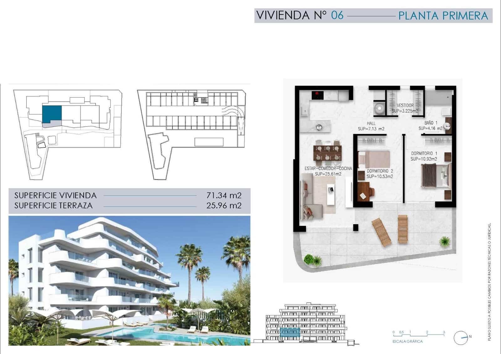 Apartamento de 2 habitaciones en Pilar de la Horadada en venta con piscina - 365.000 € (Ref: 9730707)