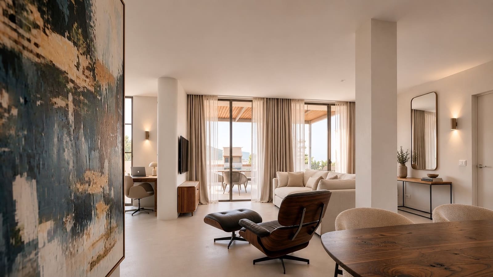 2 chambre Penthouse à vendre à Portixol avec garage - 1 490 000 € (Ref: 10160528)