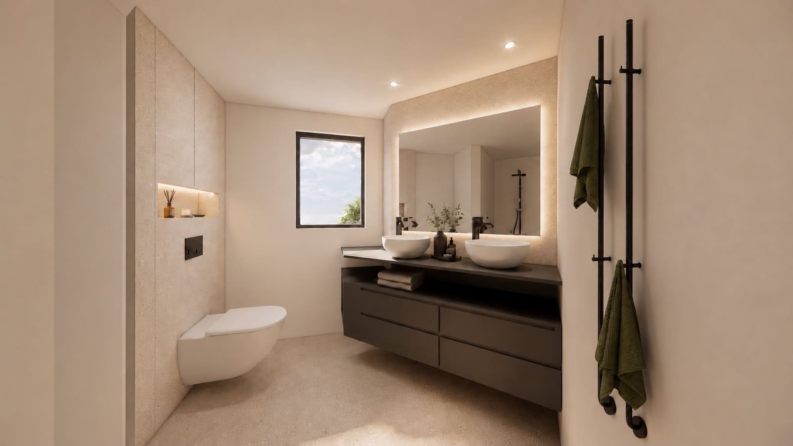 2 chambre Penthouse à vendre à Portixol avec garage - 1 490 000 € (Ref: 10160528)