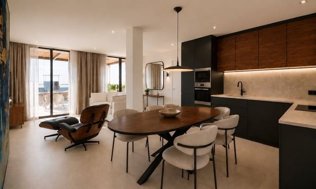 2 chambre Penthouse à vendre à Portixol, Palma de Mallorca avec garage - 1 490 000 € (Ref: 10160528)