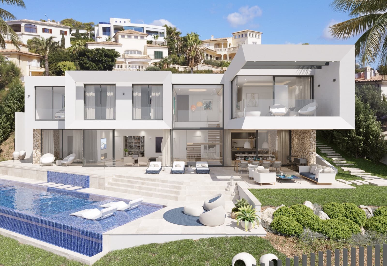 4 soveværelse Villa til salg i Santa Ponsa med swimmingpool - € 9.890.000 (Ref: 9763565)