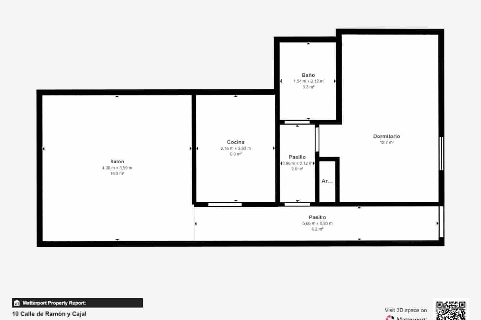 3 soveværelse Lejlighed til salg i Monachil - € 170.000 (Ref: 10009218)