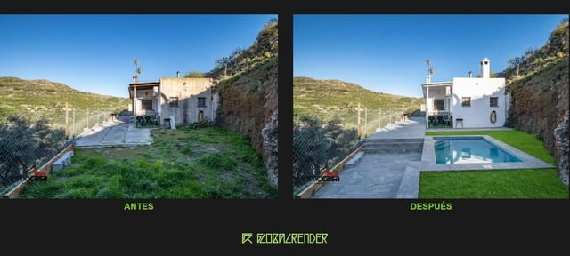 2 chambre Villa/Maison à vendre à Guajar Fondon, Los Guajares avec garage - 175 000 € (Ref: 10015700)
