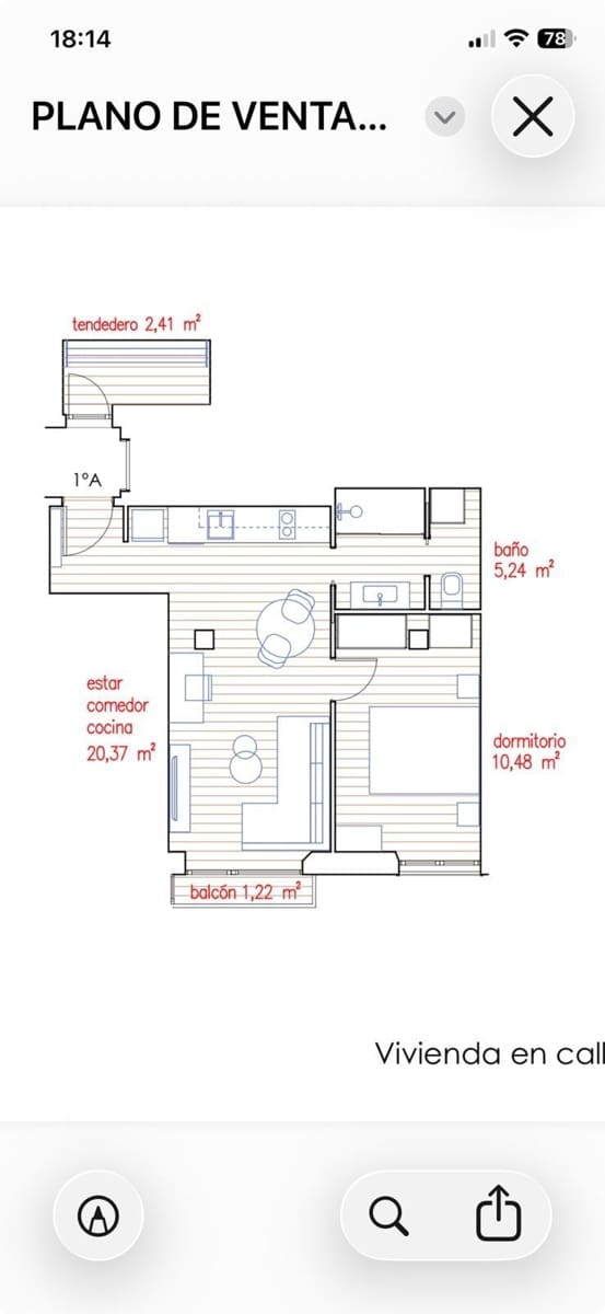 1 sovrum Lägenhet till salu i Armilla - 158 900 € (Ref: 10098559)