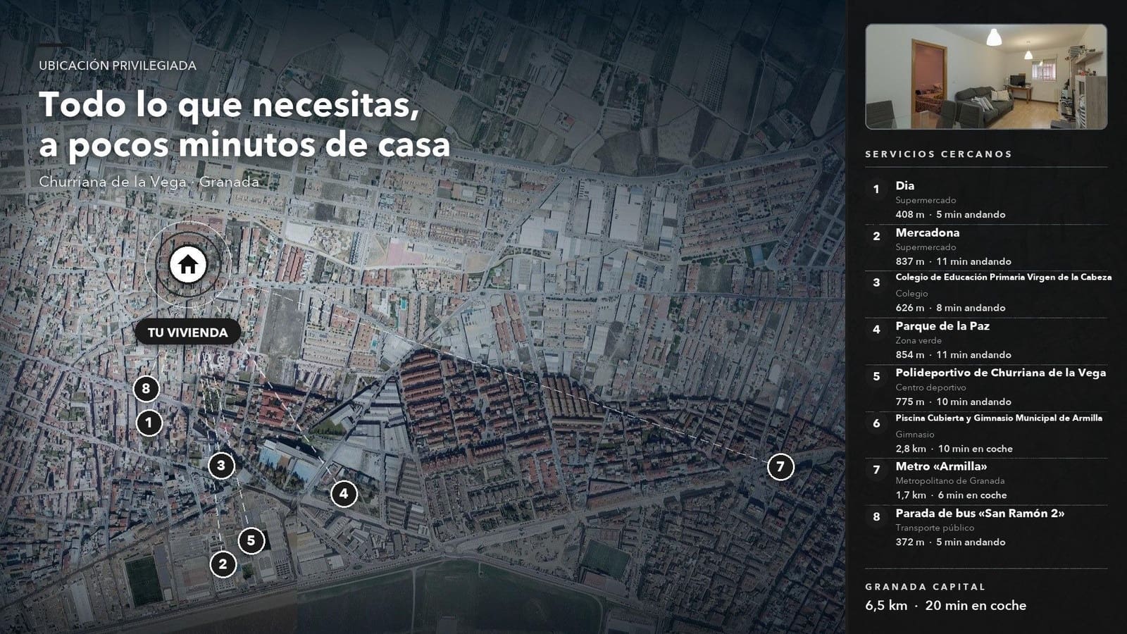 2 sovrum Lägenhet till salu i Churriana de la Vega med garage - 179 000 € (Ref: 10136210)
