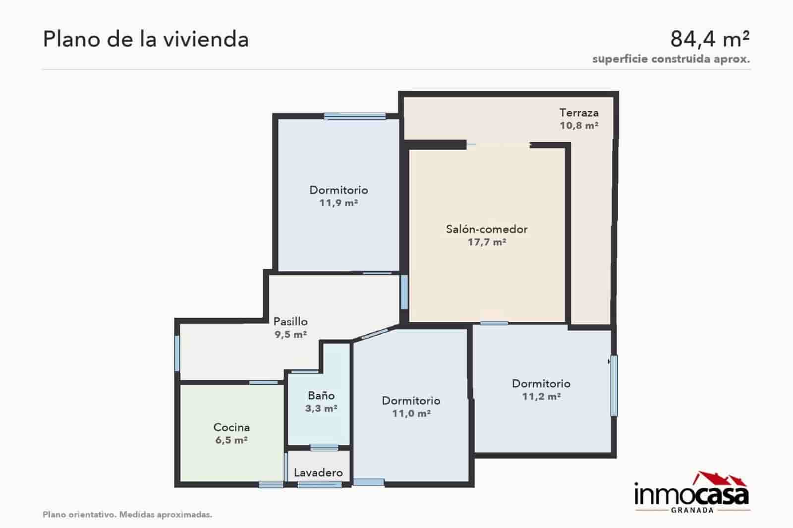 3 bedroom Flat for sale in Granada city - € 235,000 (Ref: 10159847)