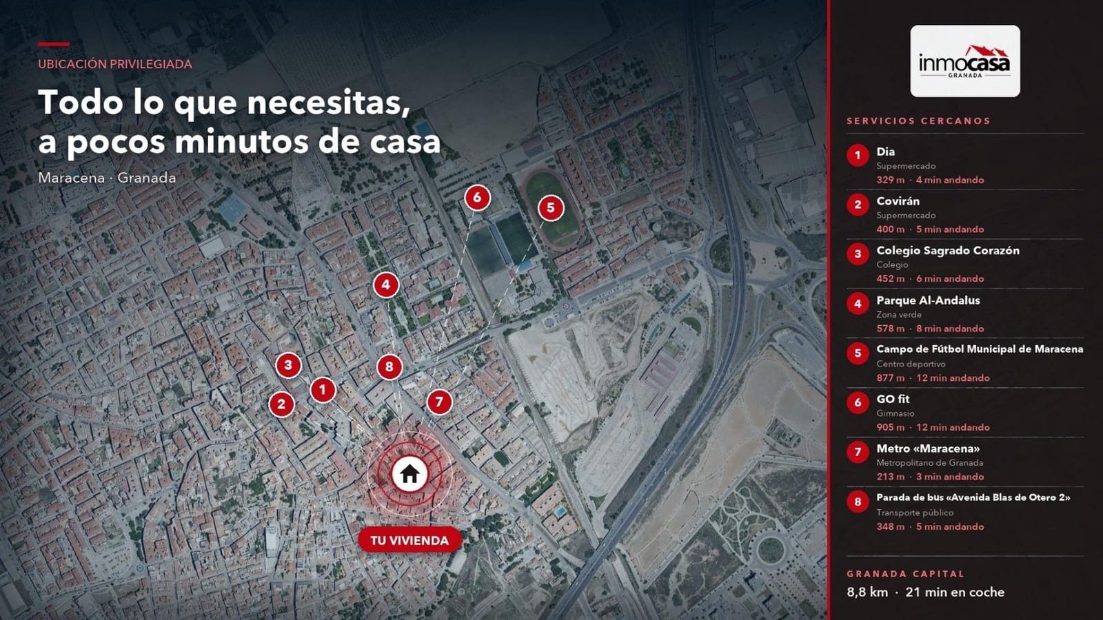 6 quarto Moradia para venda em Maracena com garagem - 380 000 € (Ref: 10159848)