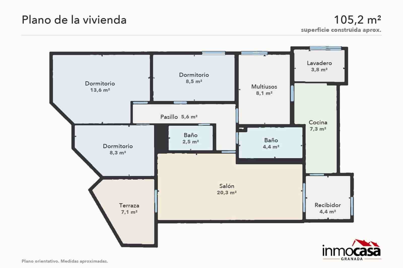 4 chambre Appartement à vendre à Grenade ville avec garage - 350 000 € (Ref: 10177348)