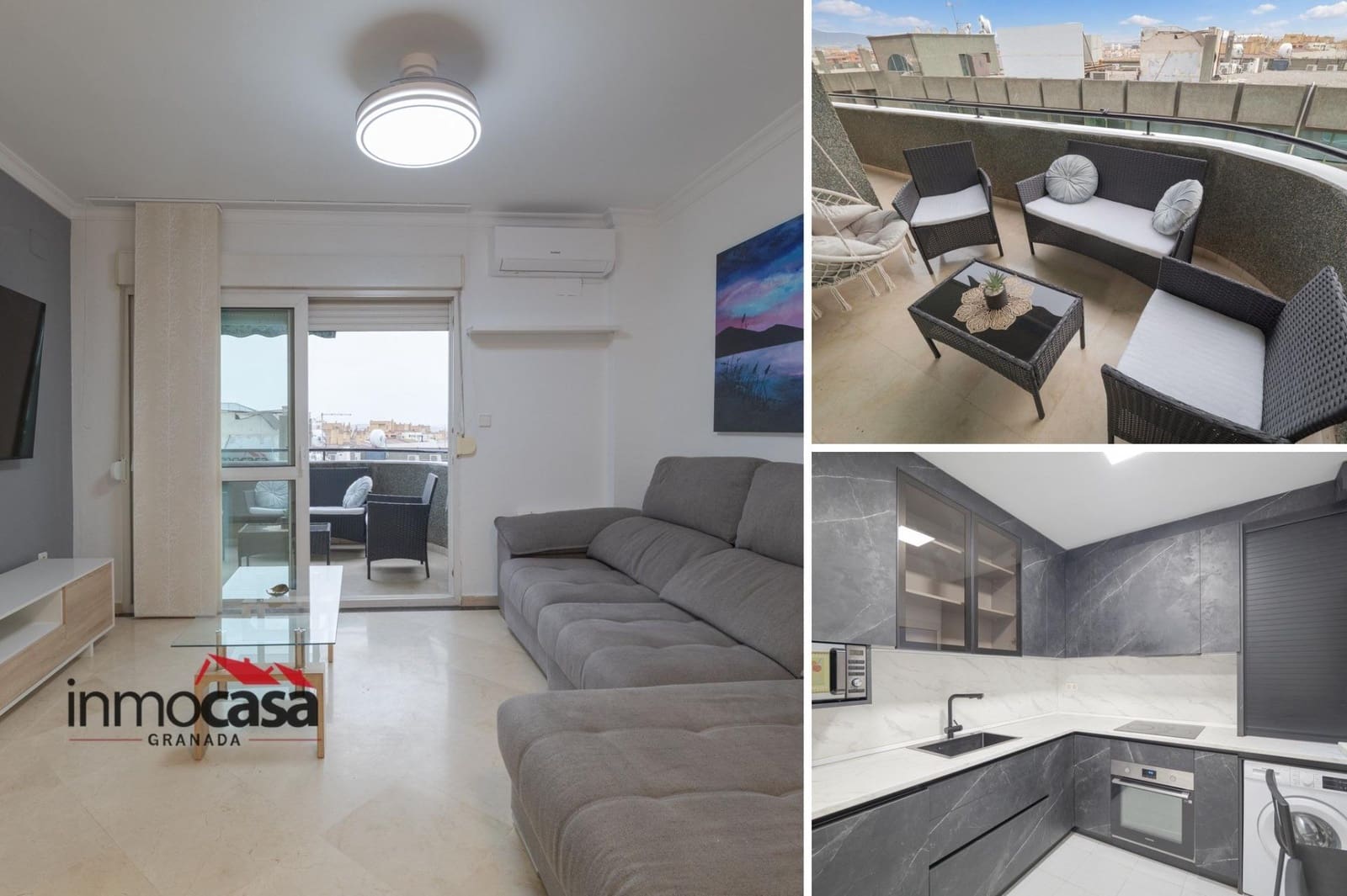 2 sovrum Lägenhet att hyra i Granada stad med garage - 1 450 € (Ref: 10185088)