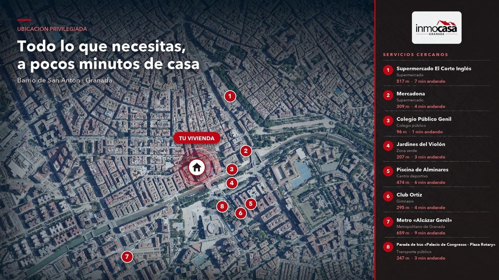 2 sovrum Lägenhet att hyra i Granada stad med garage - 1 450 € (Ref: 10185088)