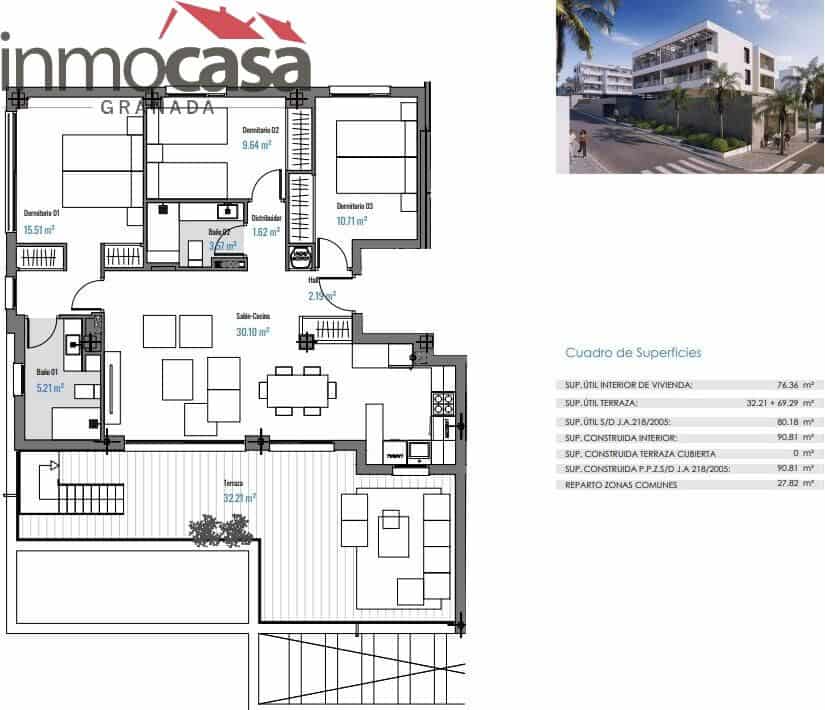 Piso de 2 habitaciones en Torremolinos en venta con garaje - 412.000 € (Ref: 9145673)