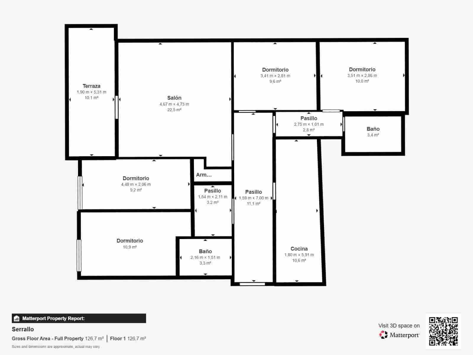 4 bedroom Flat for sale in Granada city with garage - € 382,000 (Ref: 9396168)