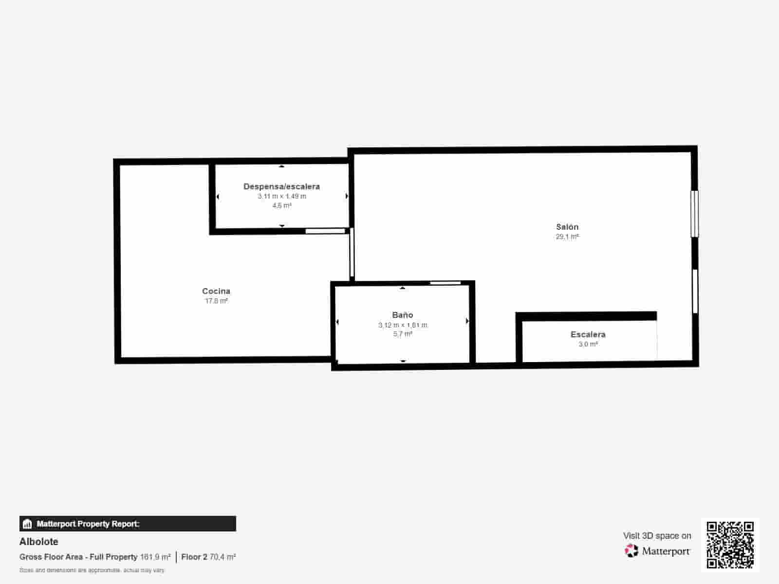 3 slaapkamer Rijtjeshuis te koop in Albolote - € 175.000 (Ref: 9401327)
