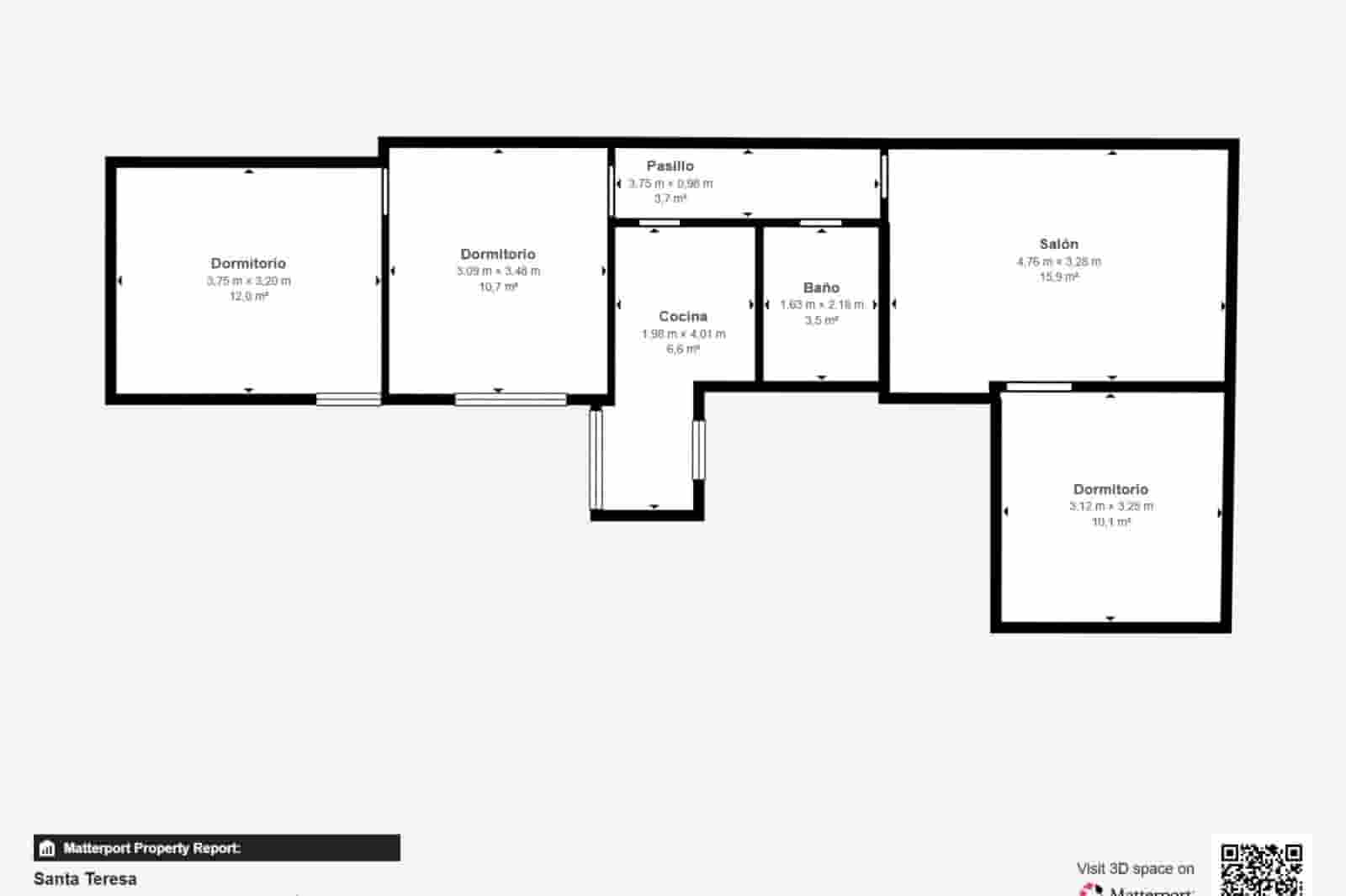 3 sovrum Lägenhet till salu i Granada stad - 217 000 € (Ref: 9470543)