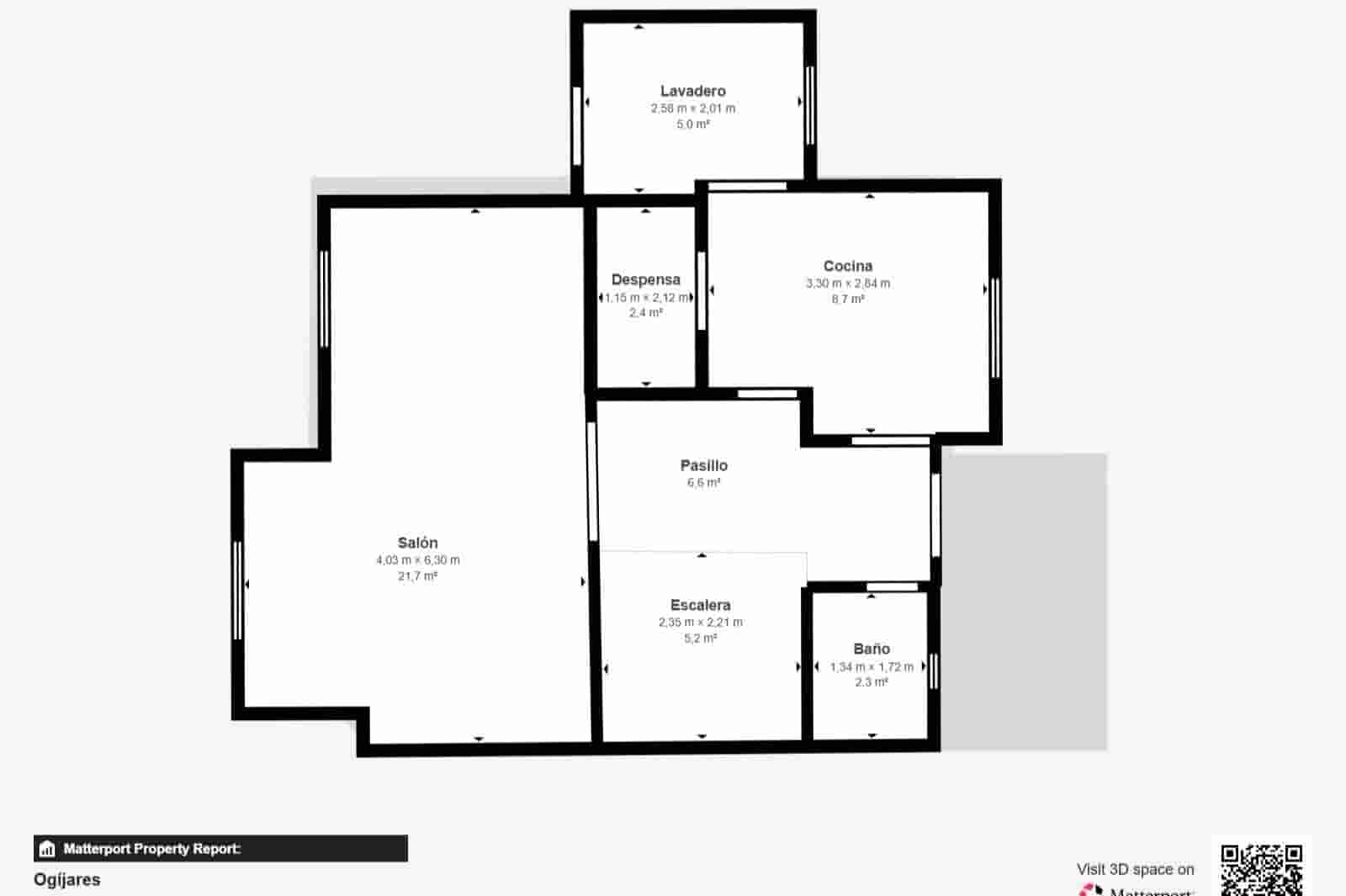 3 bedroom Terraced Villa for sale in Ogijares with garage - € 265,000 (Ref: 9548397)