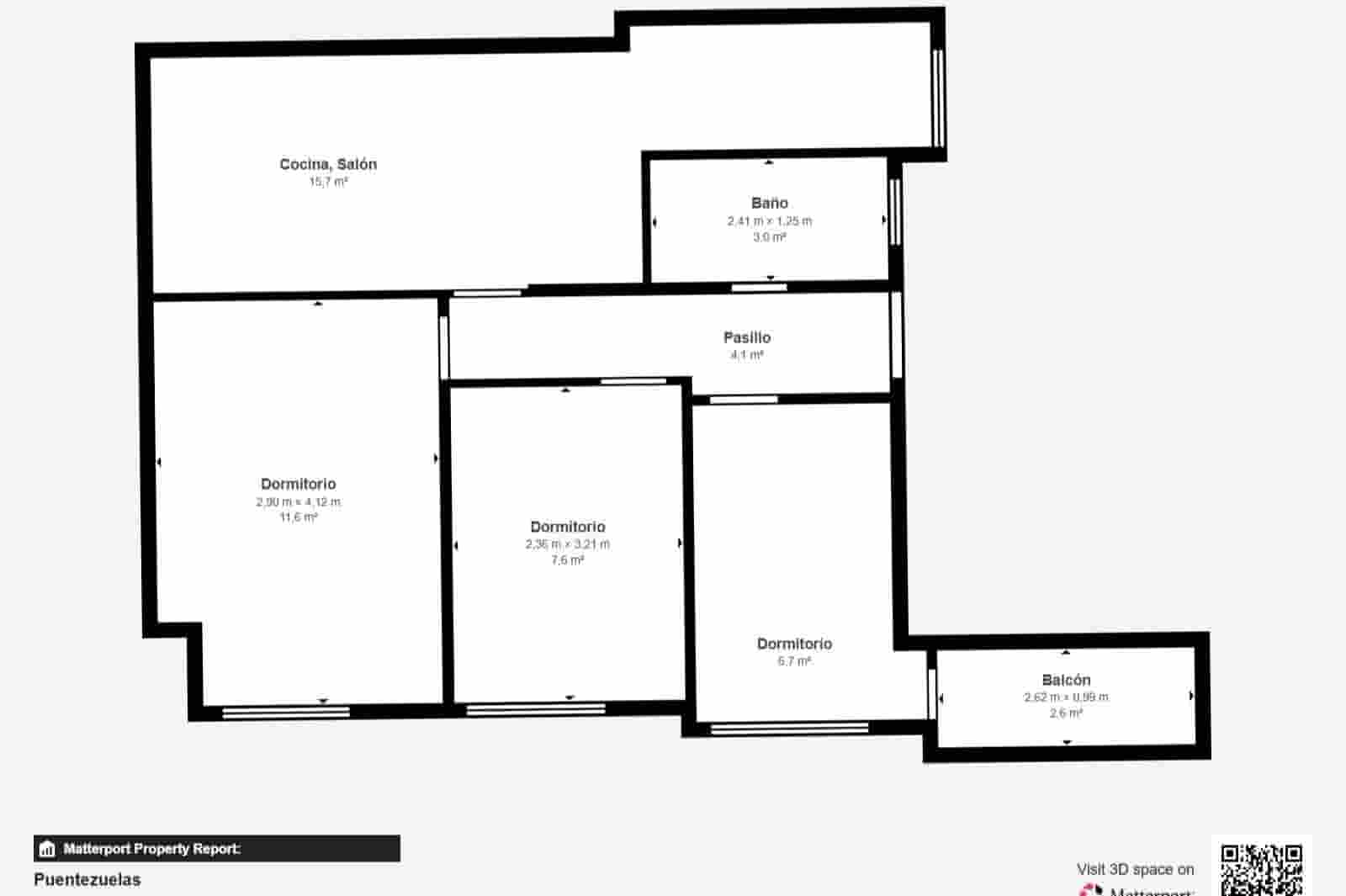 3 bedroom Flat for sale in Granada city - € 259,000 (Ref: 9568956)