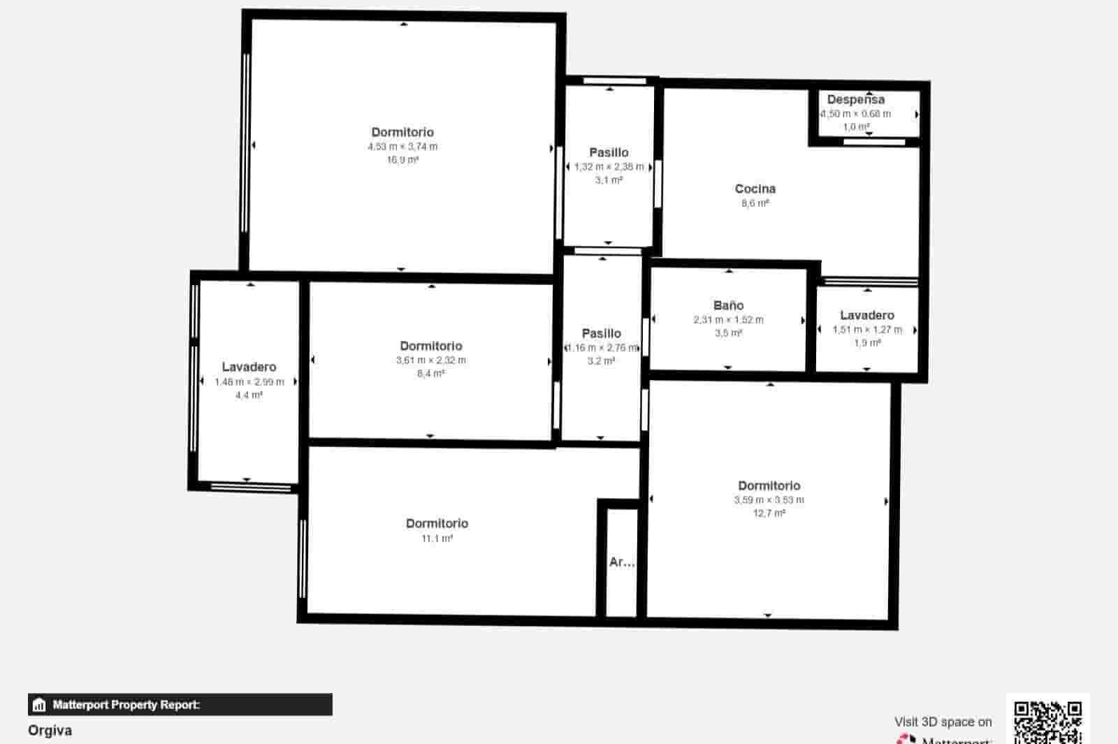 3 quarto Apartamento para venda em Orgiva - 89 000 € (Ref: 9674428)
