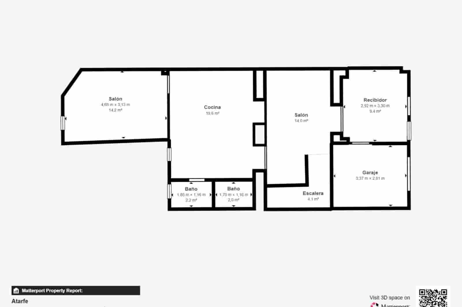 2 bedroom Terraced Villa for sale in Atarfe with pool garage - € 229,000 (Ref: 9721838)