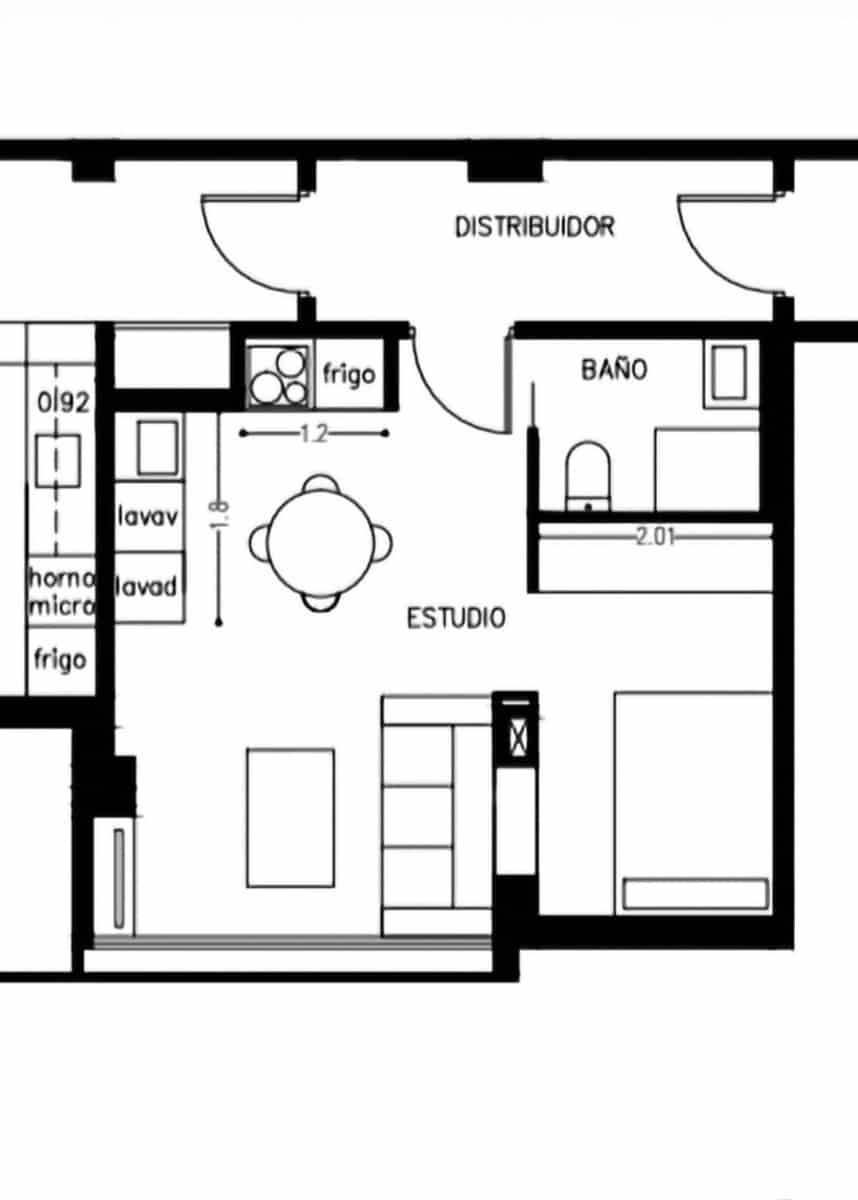 Studio for rent in Granada city with pool - € 750 (Ref: 9748158)