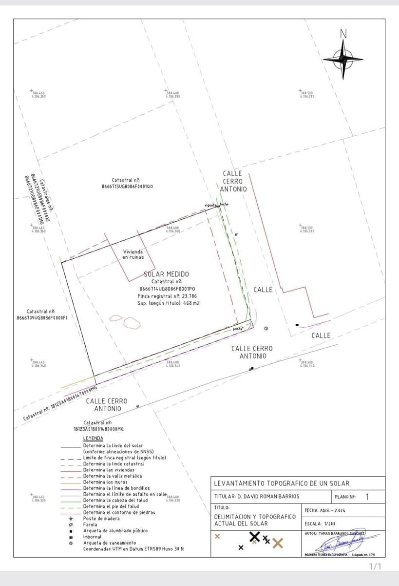 Building Plot for sale in Fuente Camacho - € 35,000 (Ref: 9780716)