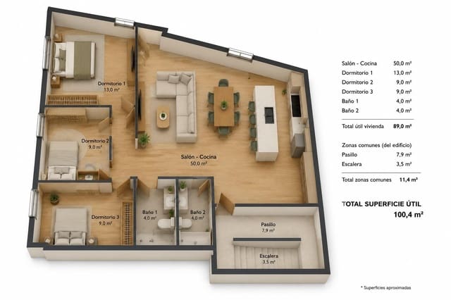 3 soverom Hus til salgs i Dehesas Viejas med garasje - € 129 000 (Ref: 9833813)