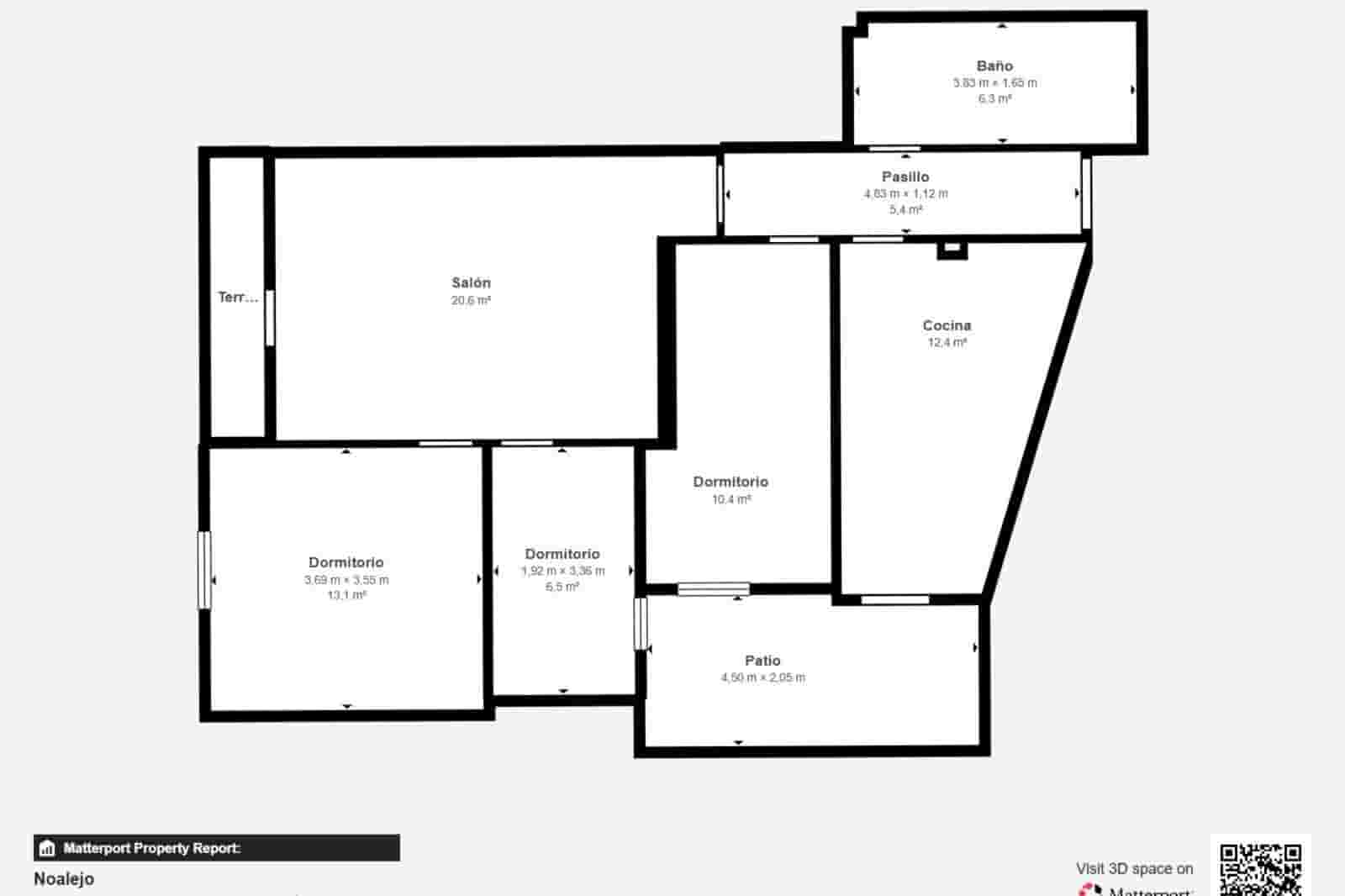 3 bedroom Flat for sale in Noalejo with garage - € 90,000 (Ref: 9908125)