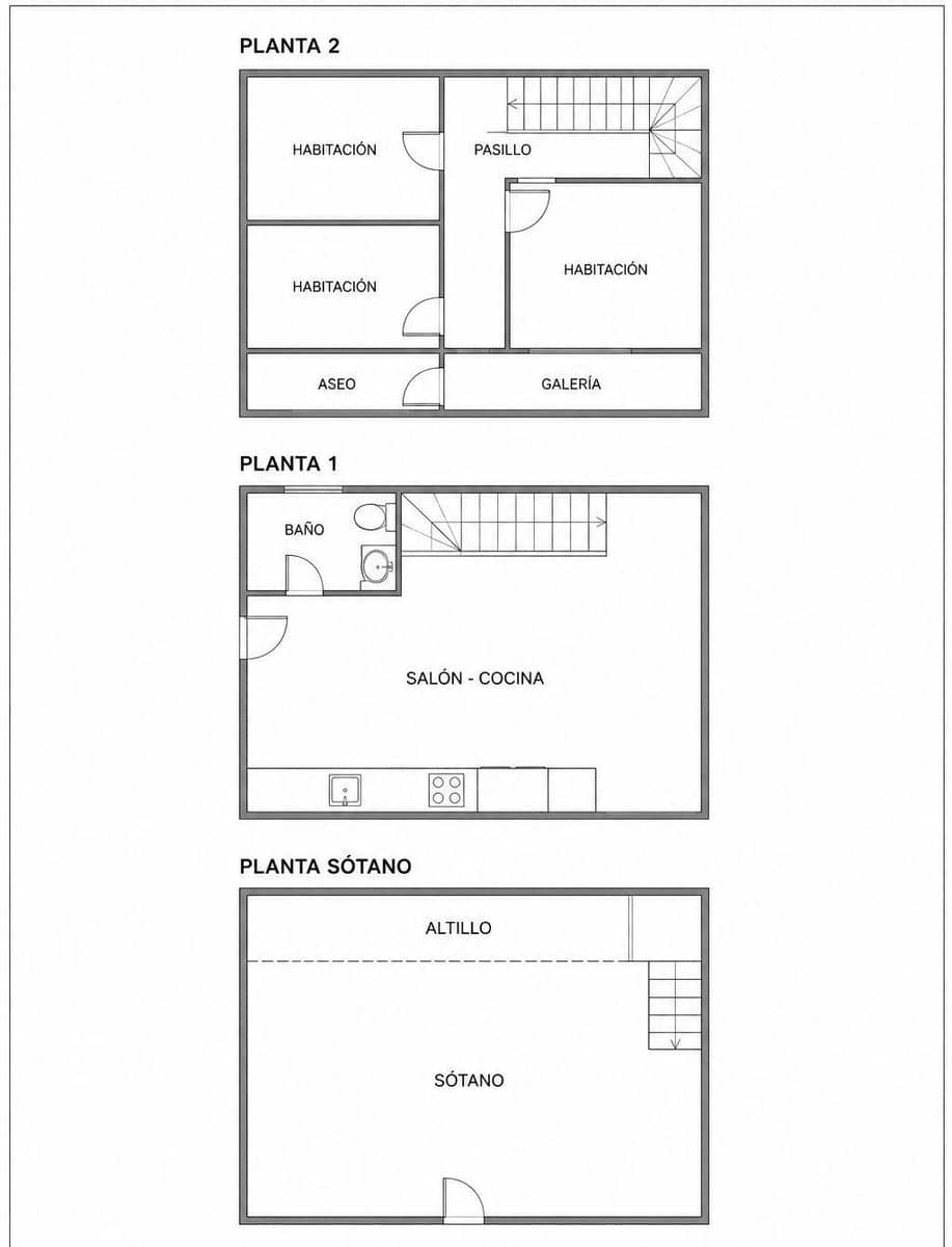 3 soveværelse Finca/Landehus til salg i Aller - € 140.000 (Ref: 10013488)